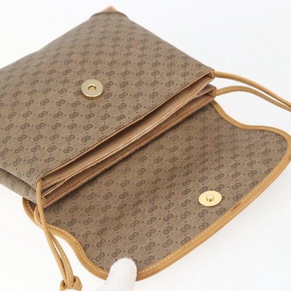 Authentic GUCCI Micro GG Supreme Shoulder Bag PVC Beige Gold 49 007 5548 - Picture 2 of 16